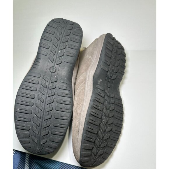 Easy Spirit Women’s Winter Booties Gray Suede Fur Lined Ankle Boots Size 10 - Picture 9 of 9